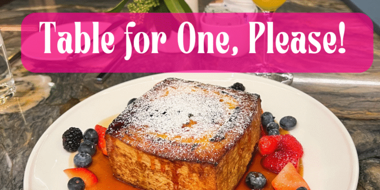 Table for One, Please: Why You Should Romanticize Solo Brunch Dates